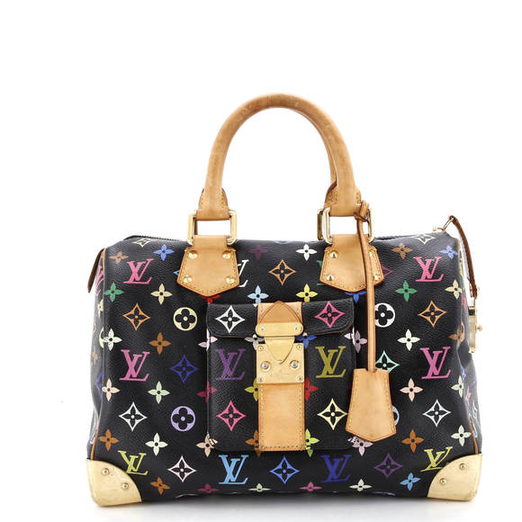 Louis Vuitton 30 Speedy Handbag Monogram Multicolor - Picture 1 of 7
